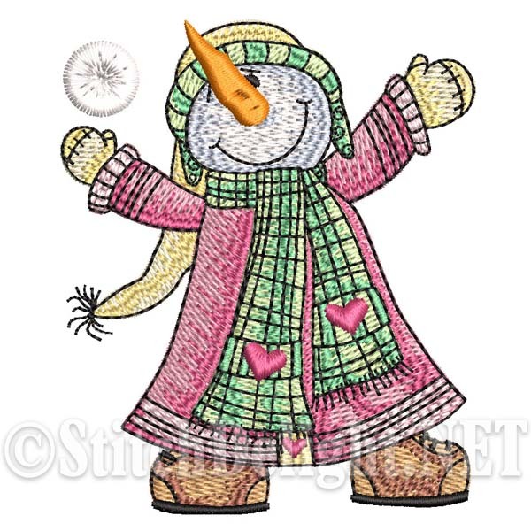 SD1369 Bonhomme de neige dansant 1