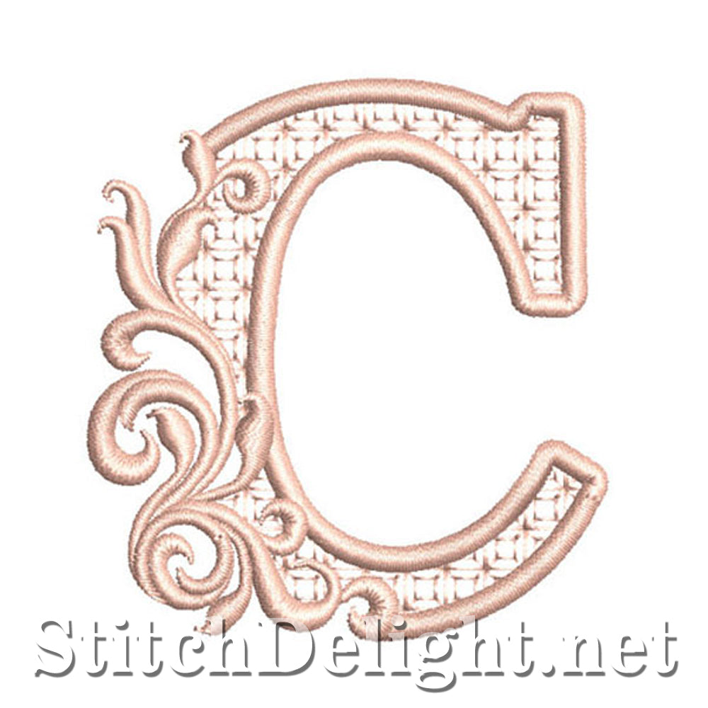 SDS1141 Fancy Block Font C