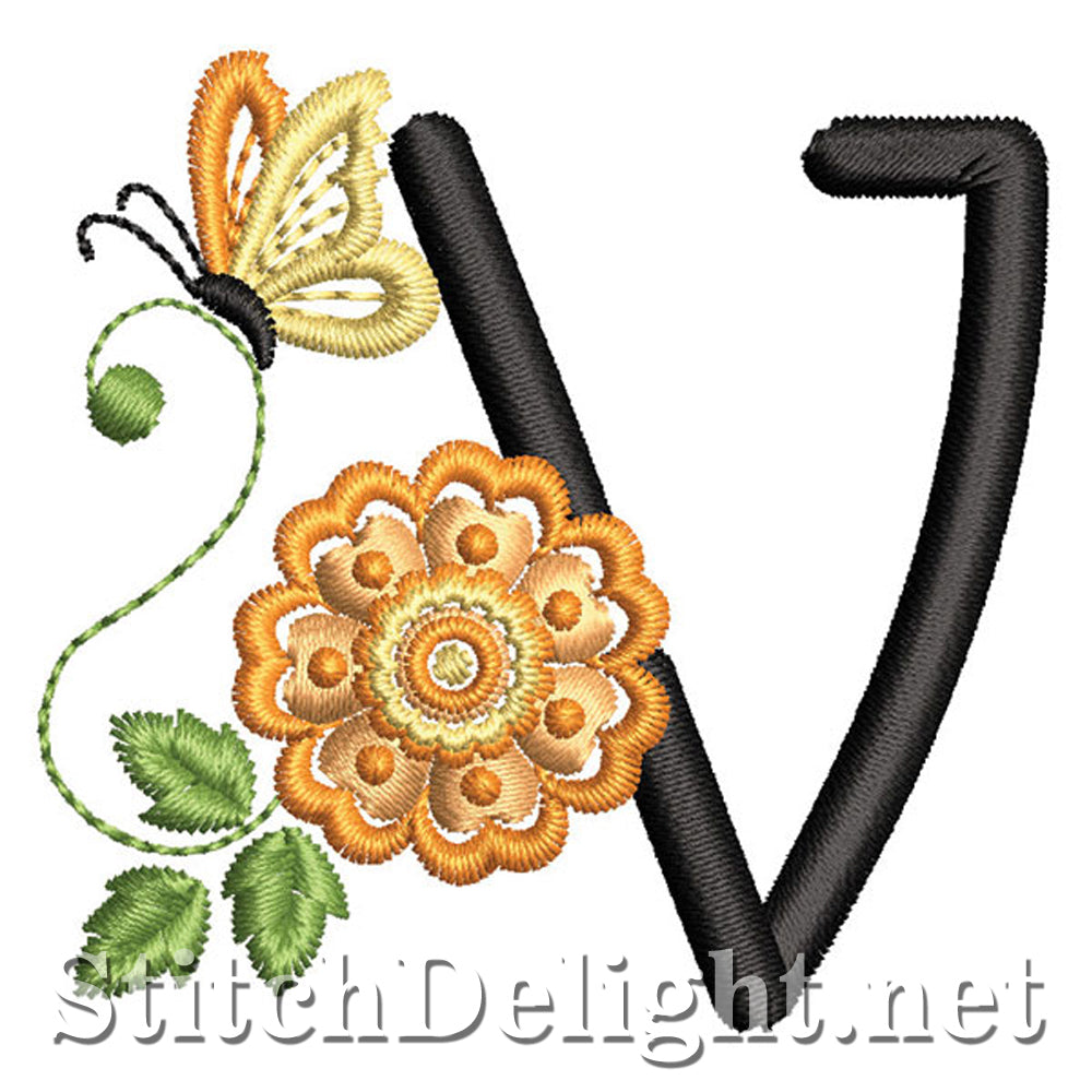 SDS1236 Sunset Bloom Font V