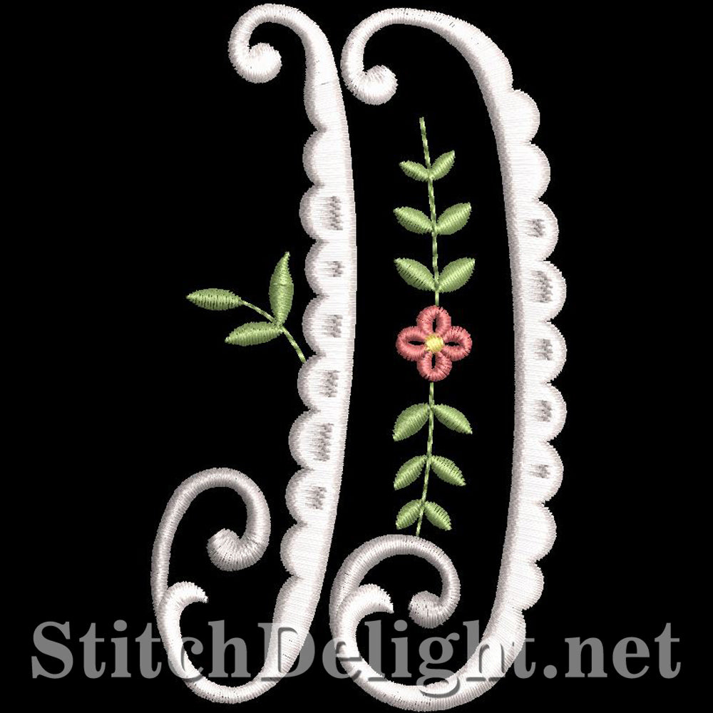 SDS0794 Lace lettertype D