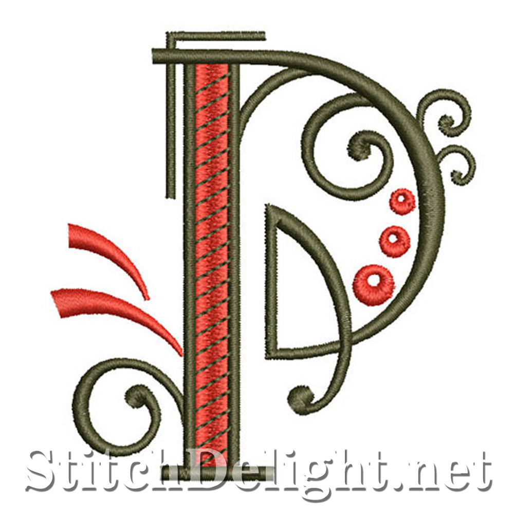 SDS1128 Fancy Deco Font P