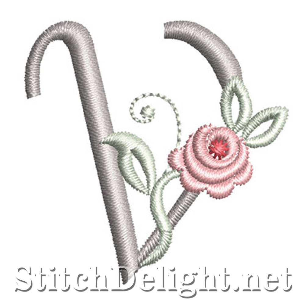 SDS1227 Antique Rose Font V