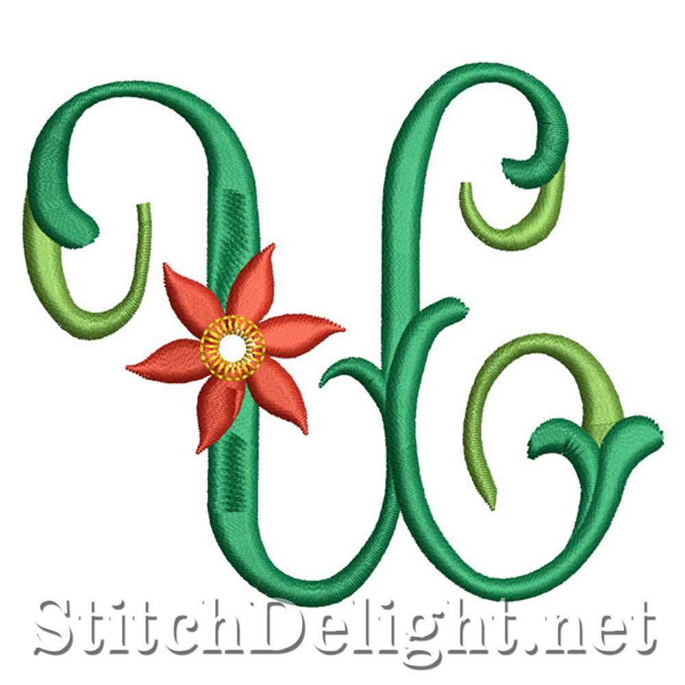 SDS1119 Poinsettia-lettertype U