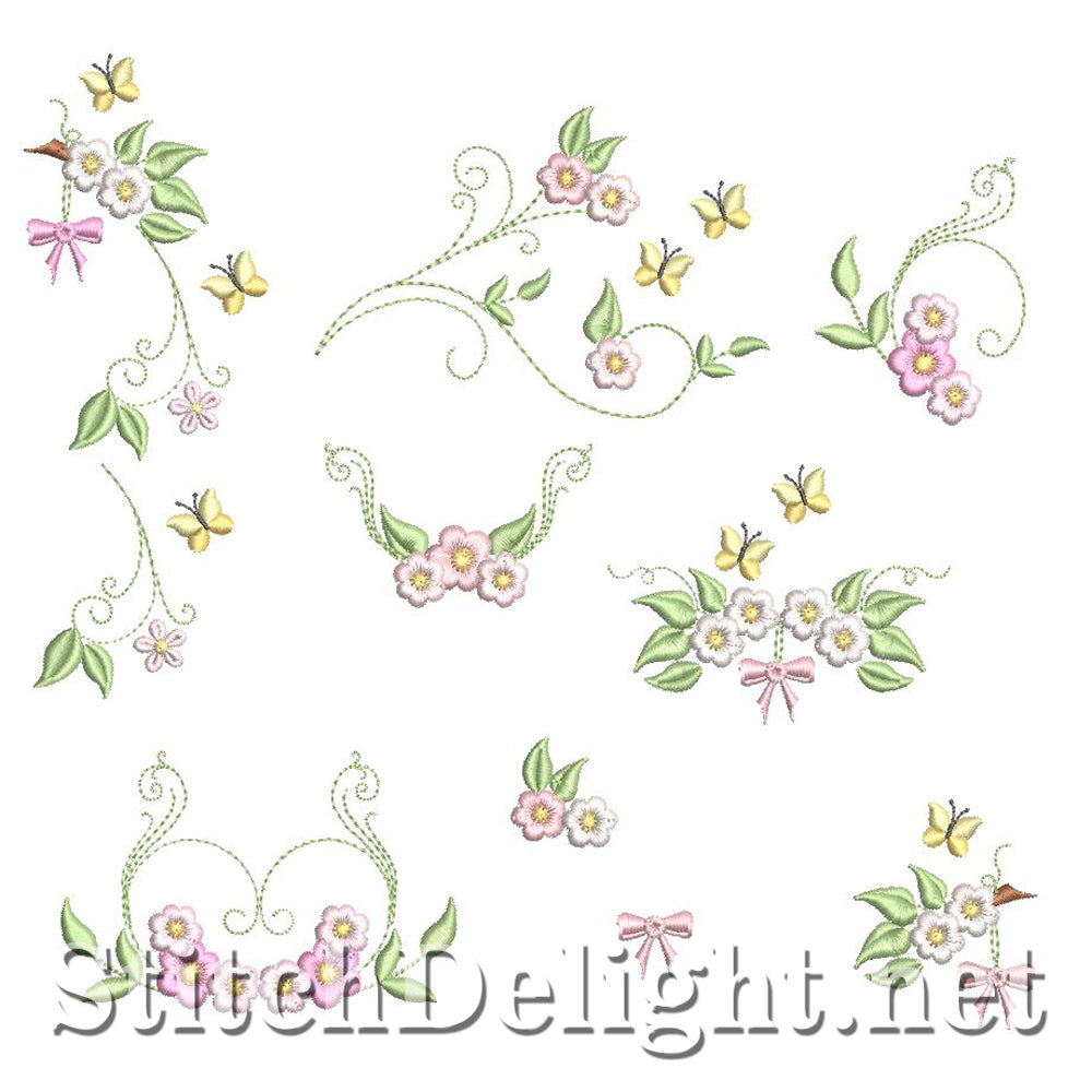 SDS0936 Dainty Flowers 45