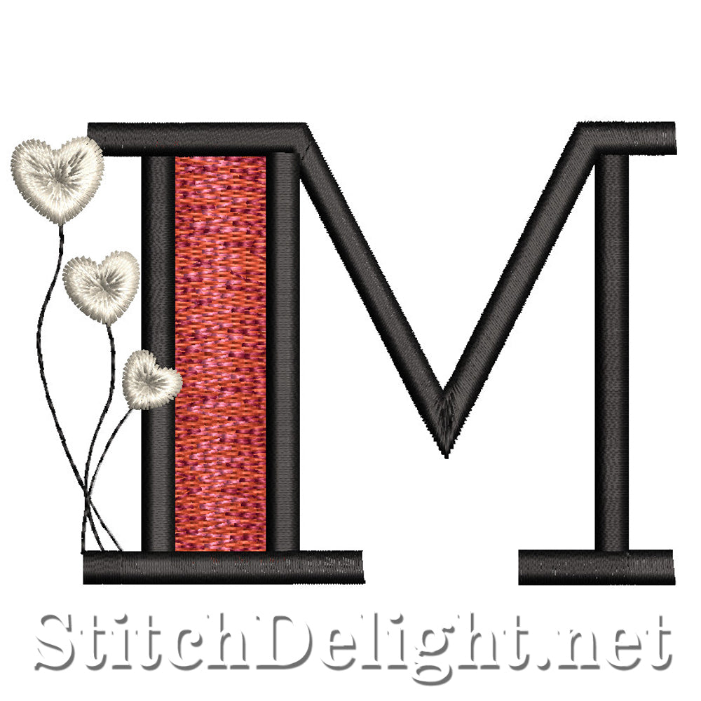 SDS1560 Loving Hearts Font M