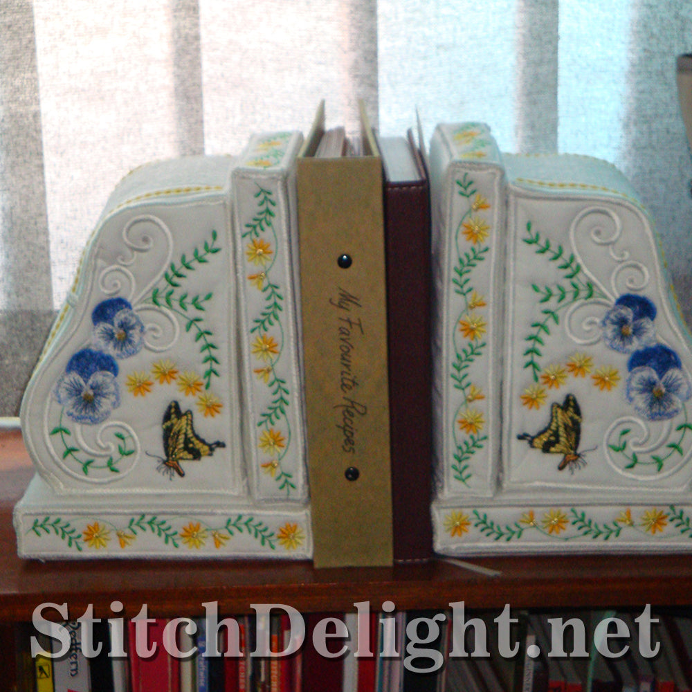 SD1143 Pansy Bookends