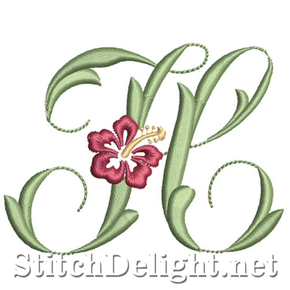 SDS1143 Hibiscus Font H