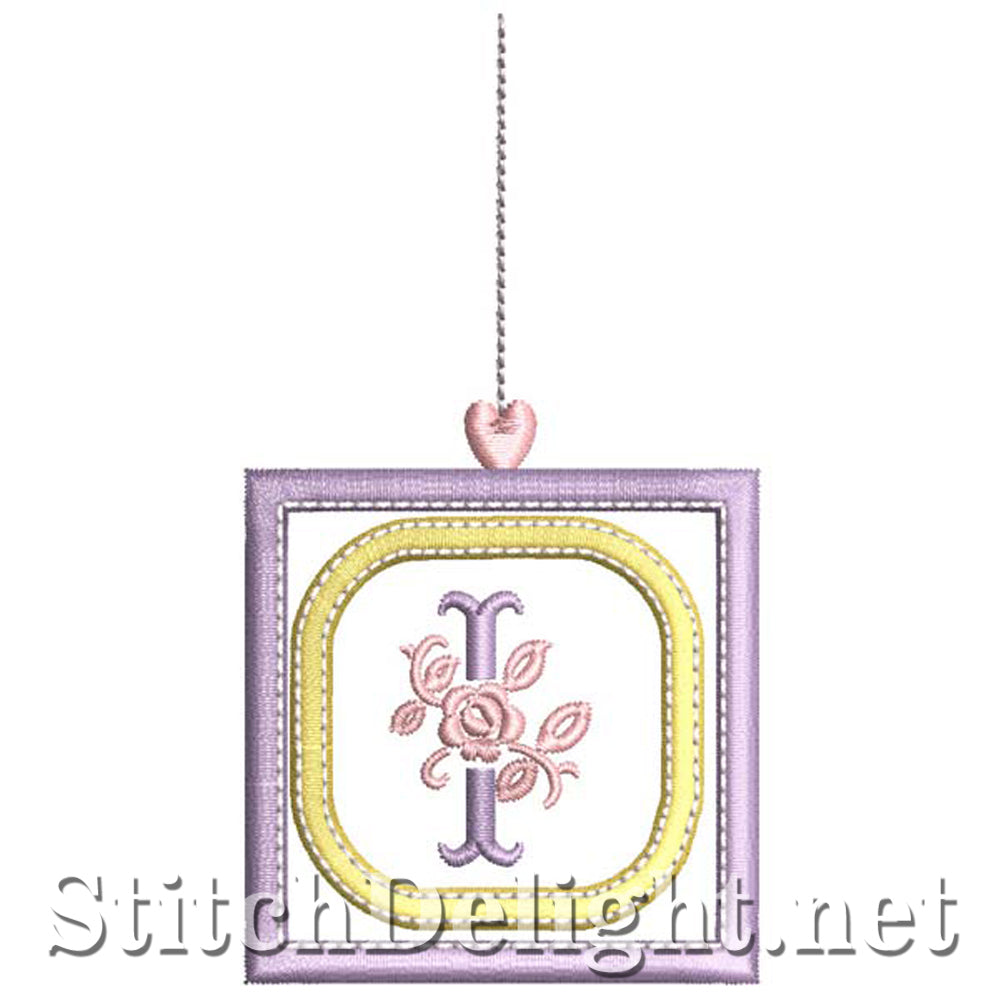 SDS1304 Applique Rosy Blocks Font I