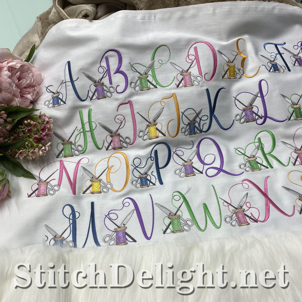 SDS1773 Stitch Delight Font