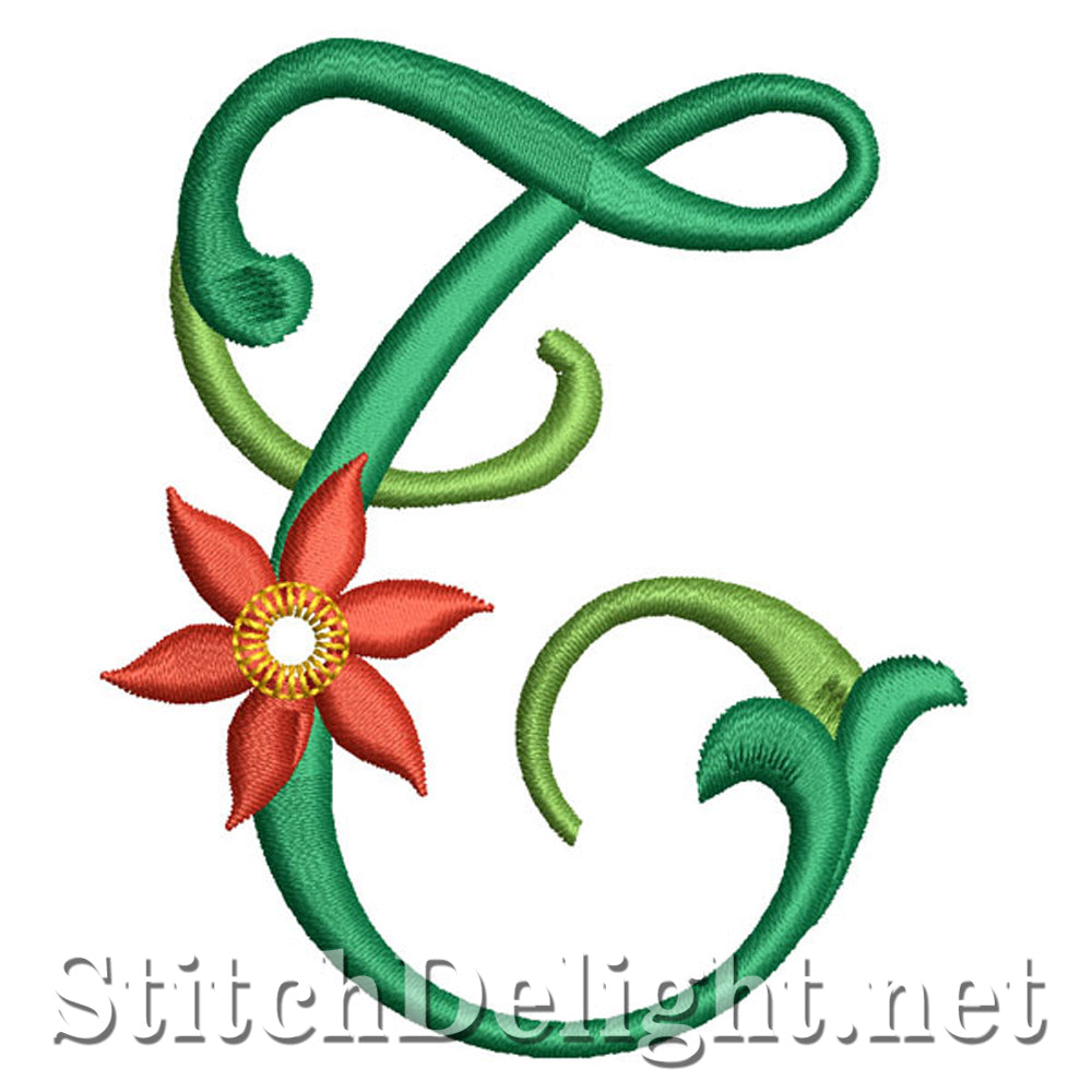 SDS1119 Poinsettia Font T