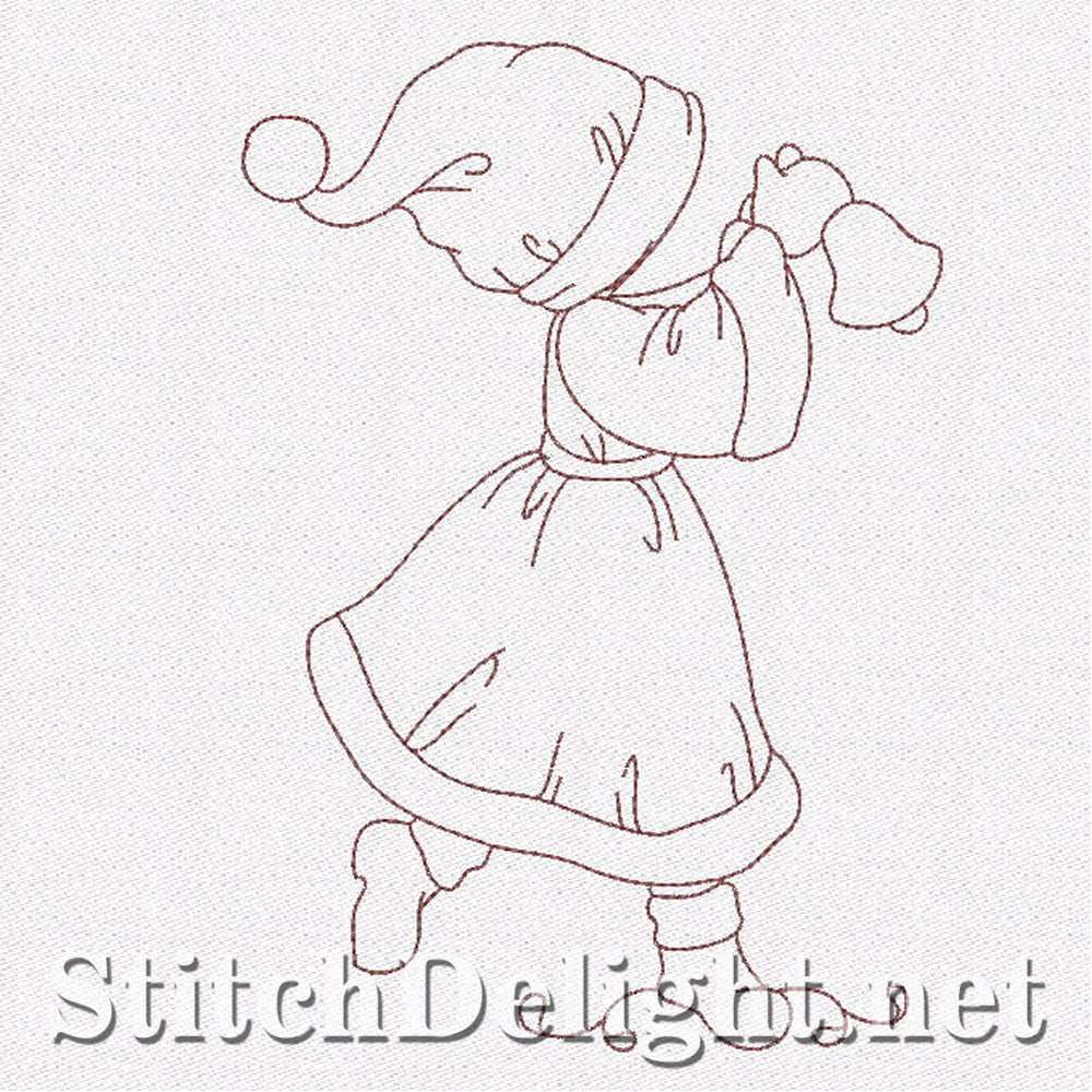 <transcy>SD0647 Bonnets de Noël Redwork</transcy>