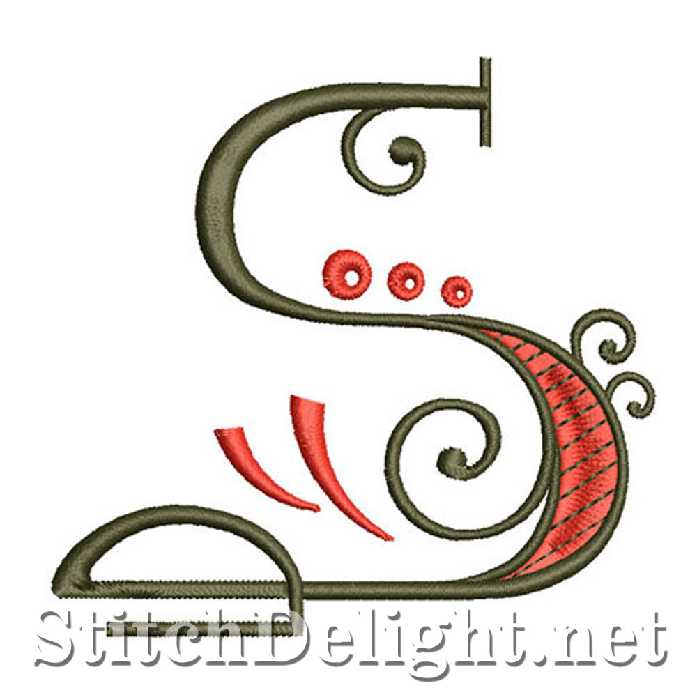 SDS1128 Fancy Deco Font S