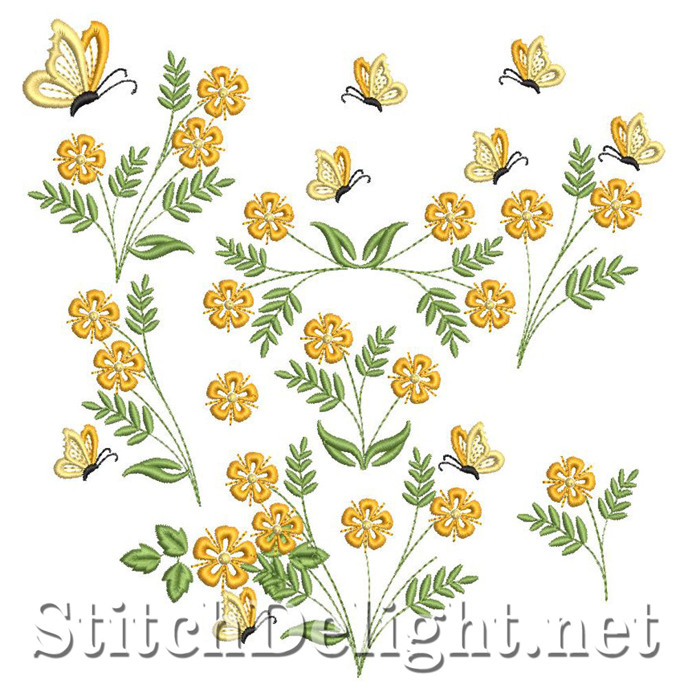 SDS1059 Sierlijke bloemen 81