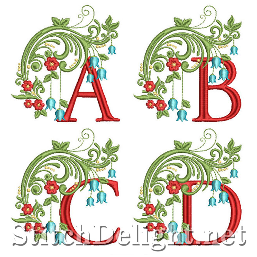 SDS1254 Blue Bell Font