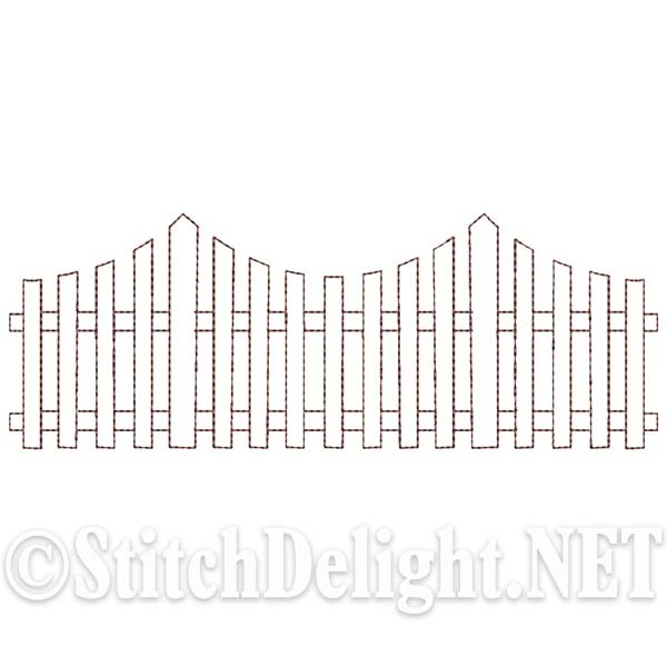 SD1392 Farming Picket Fence