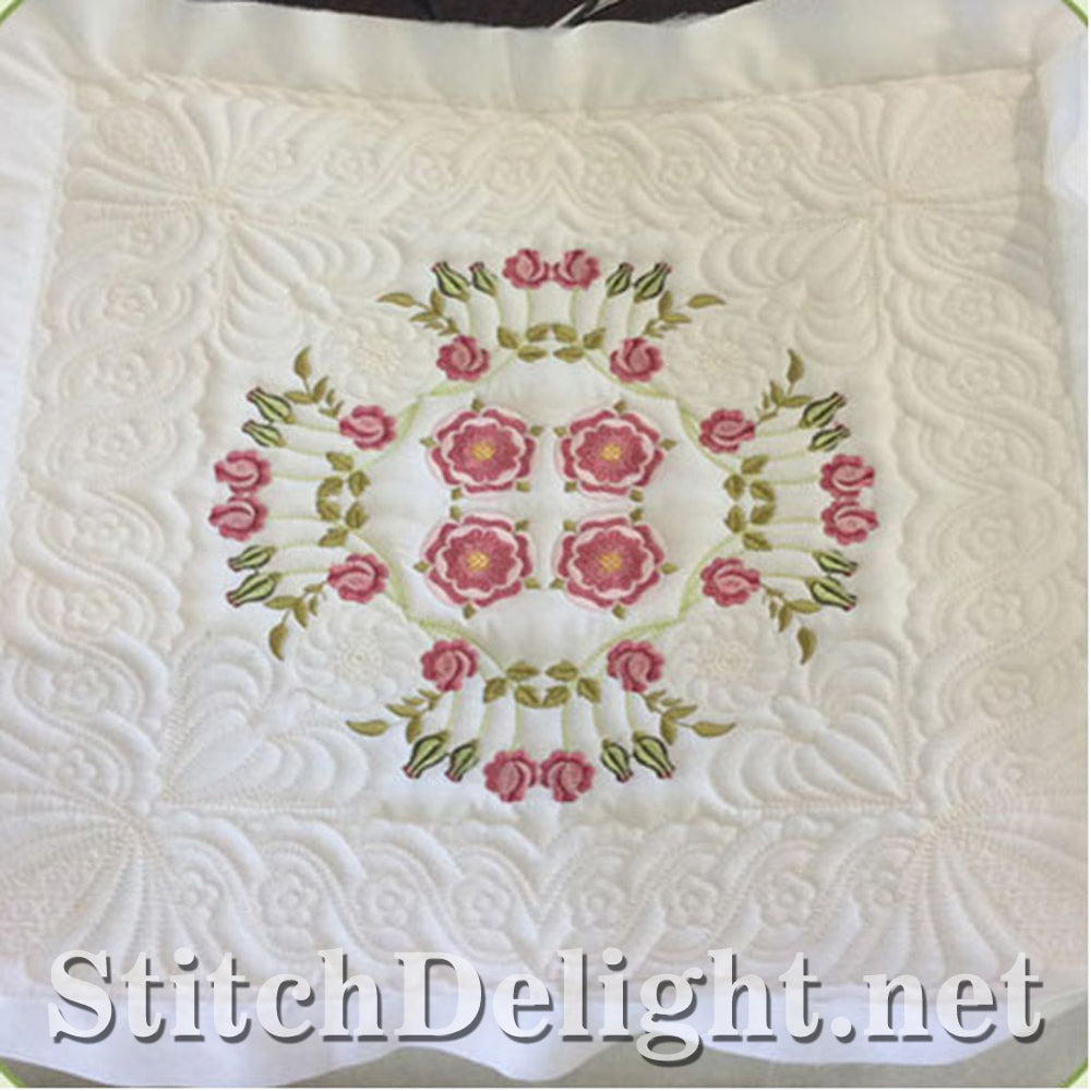 SDS0722 Tudor Rose Quiltblock 7