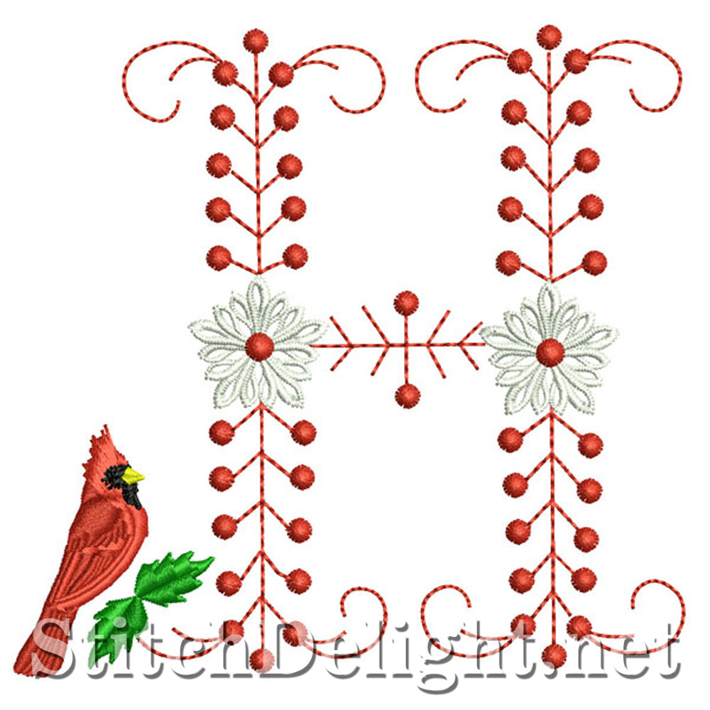 SDS1124 Christmas Font H