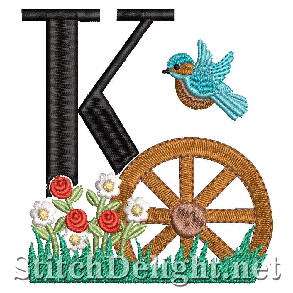 SDS1748 Spring Garden Font K