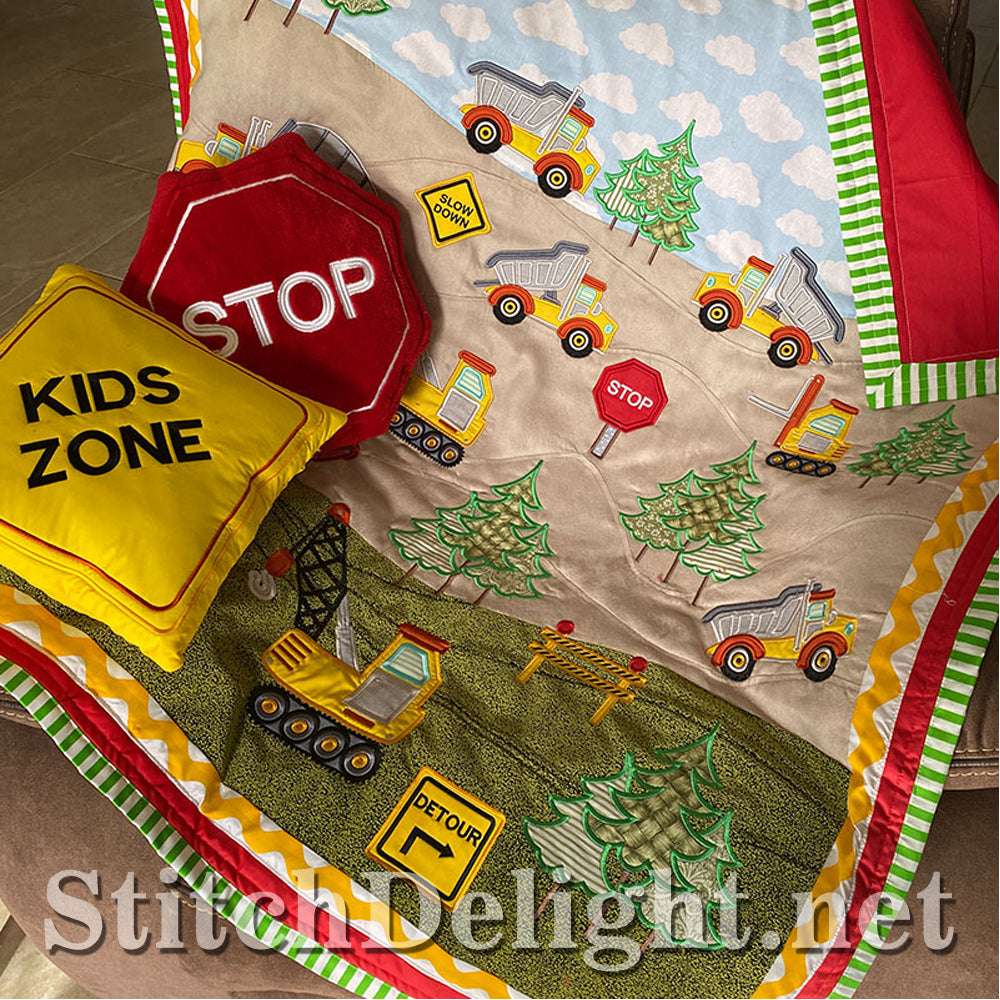 SDS1519 Construction Trucks Applique