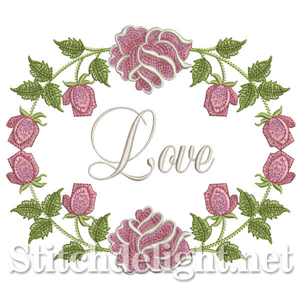 SDS0692 Live Love Laugh Roses