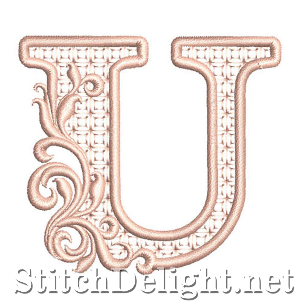 SDS1141 Fancy Block Font U