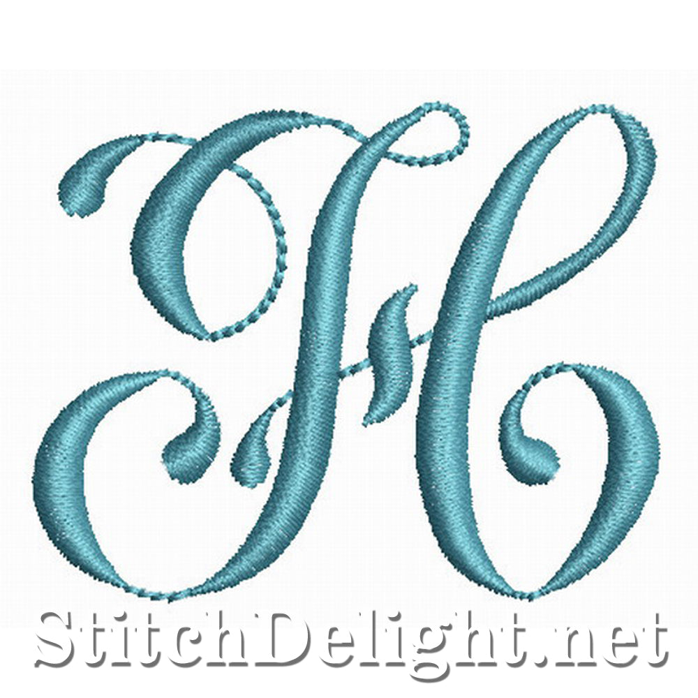 SDS0792 Ribbon Font H