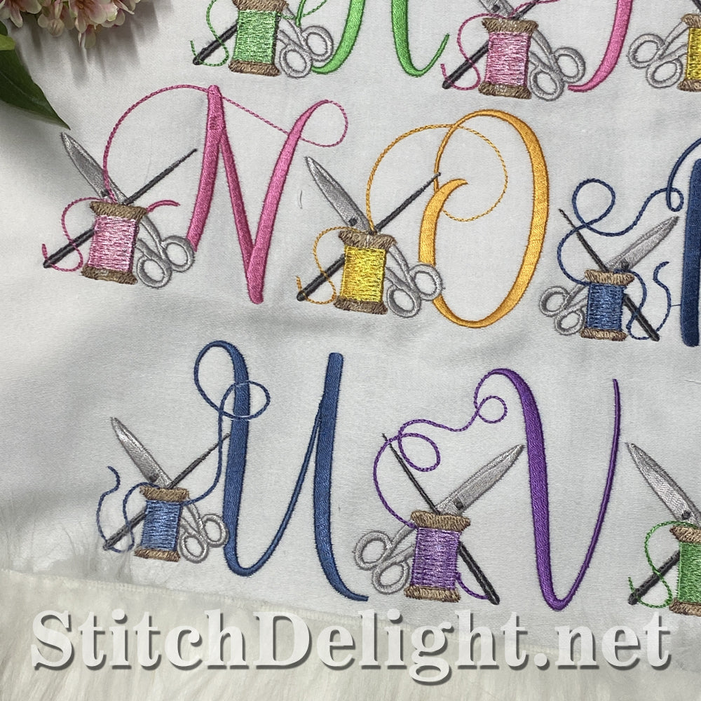 SDS1773 Stitch Delight Font