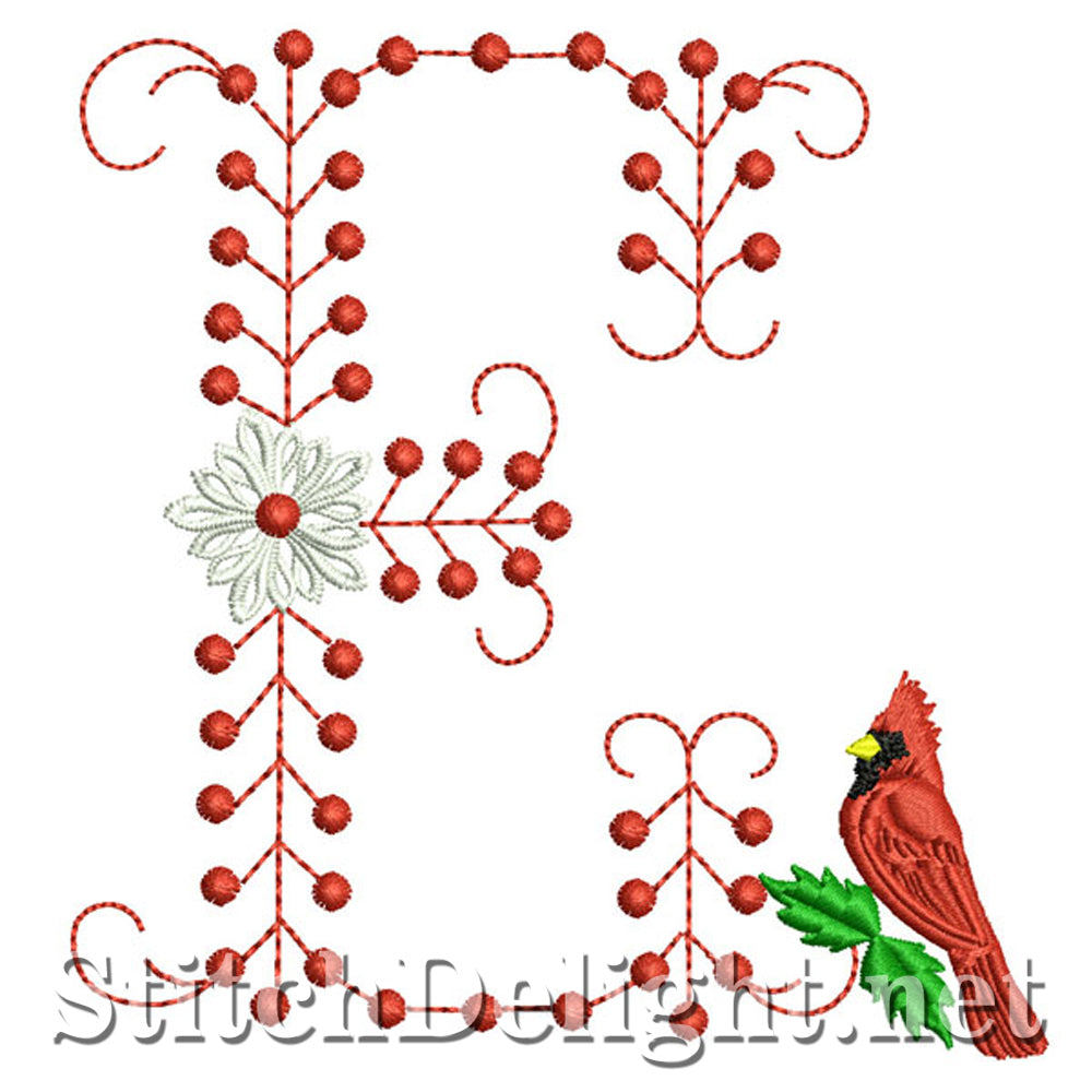 SDS1124 Kerst Lettertype E