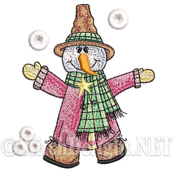 SD1370 Bonhomme de neige dansant 2