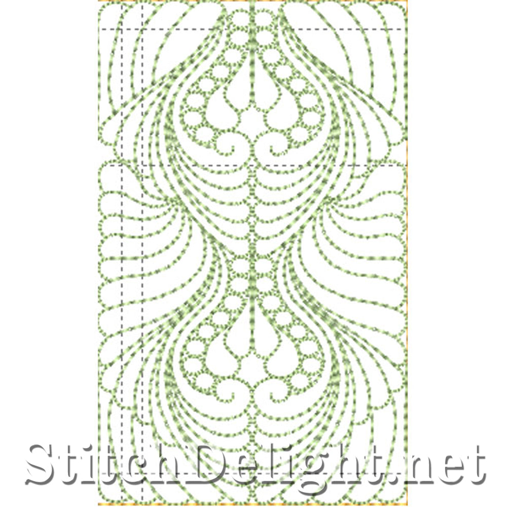 SDS0735 Sashing Feather Quilt Patterns
