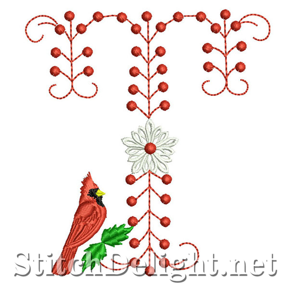 SDS1124 Christmas Font T