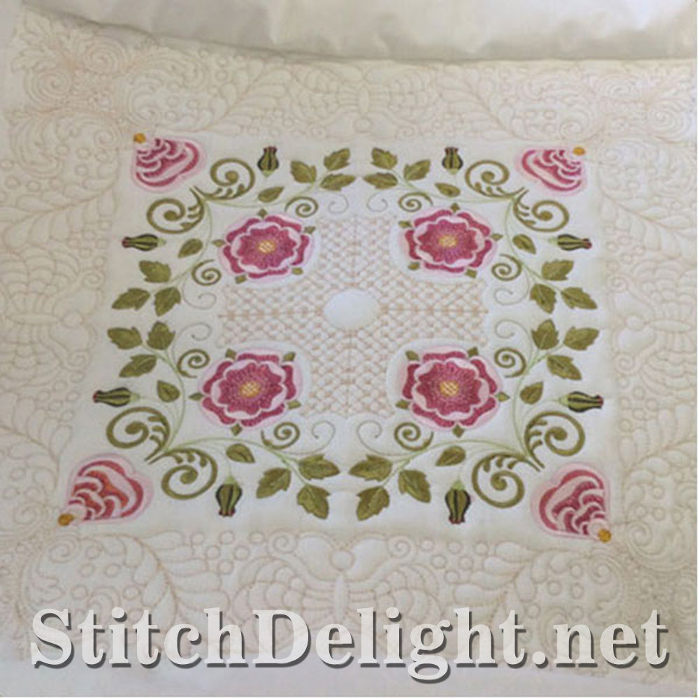 SDS0715 Tudor Rose Quiltblock Set 4