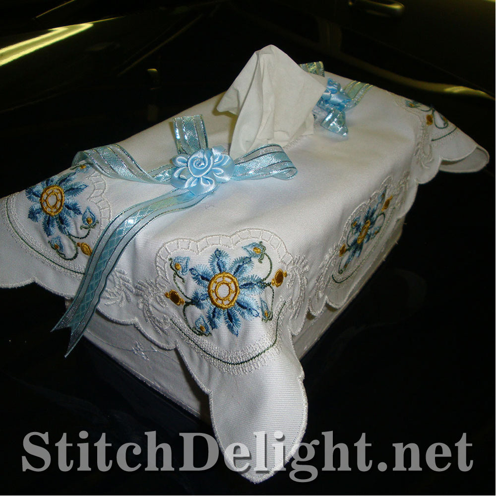 SD0726 Tissue Box Covers 2 Large Hoops