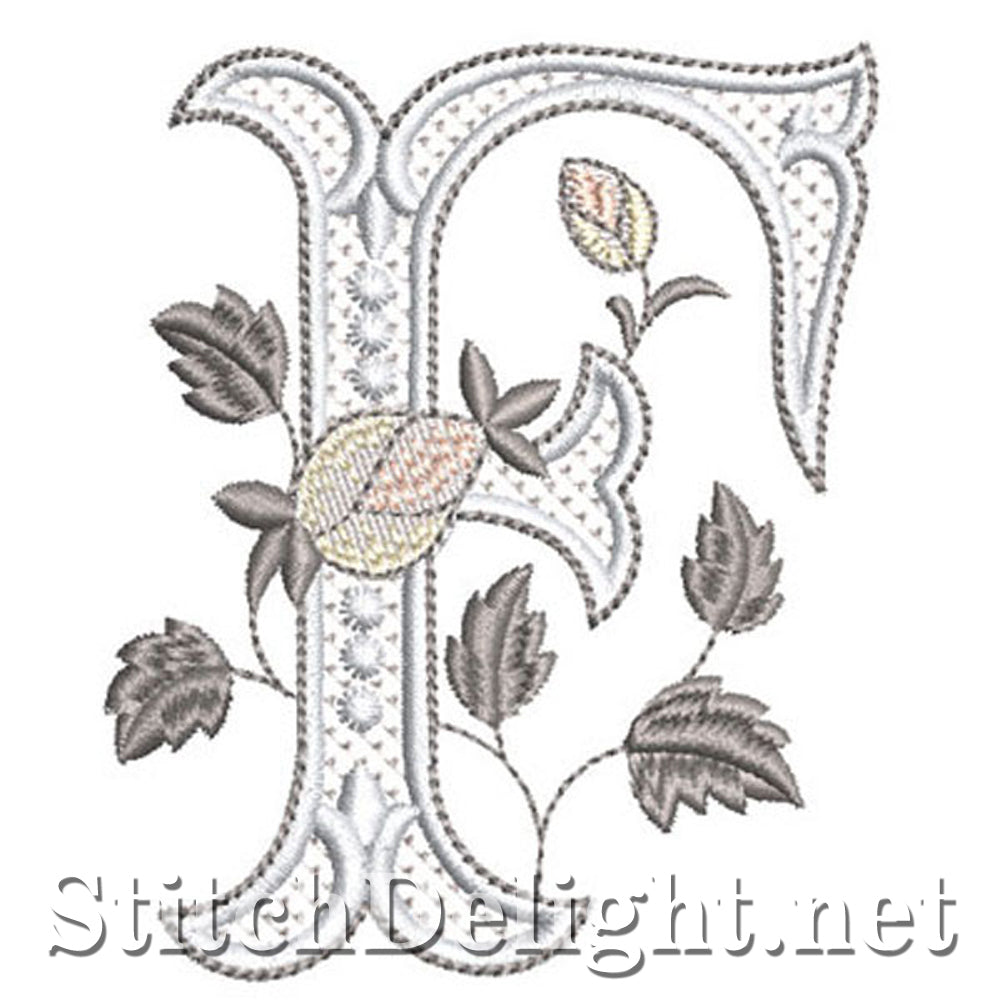 SDS1171 Elegant Silver Rose Police F