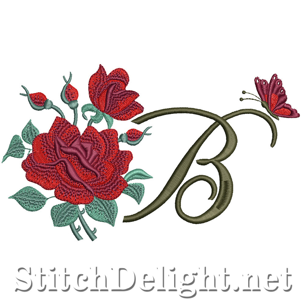 SDS1654 Beautiful Rose Font