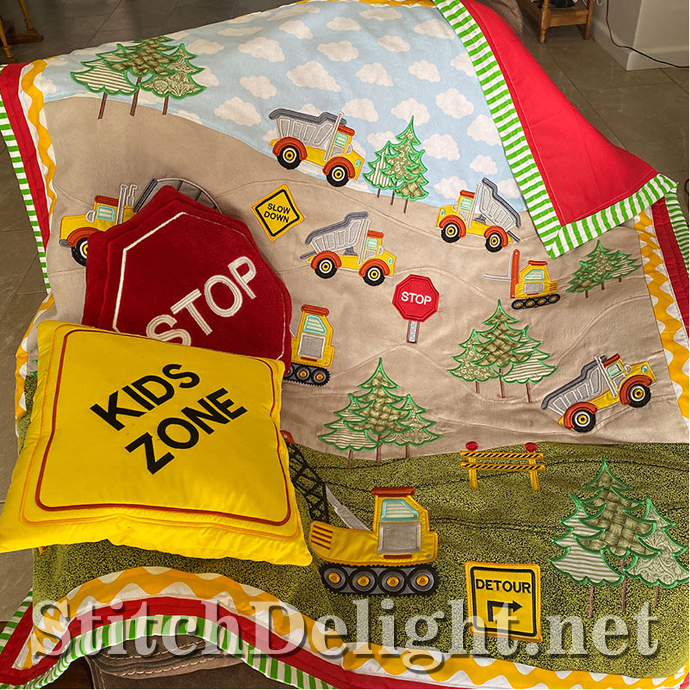 SDS1519 Construction Trucks Applique