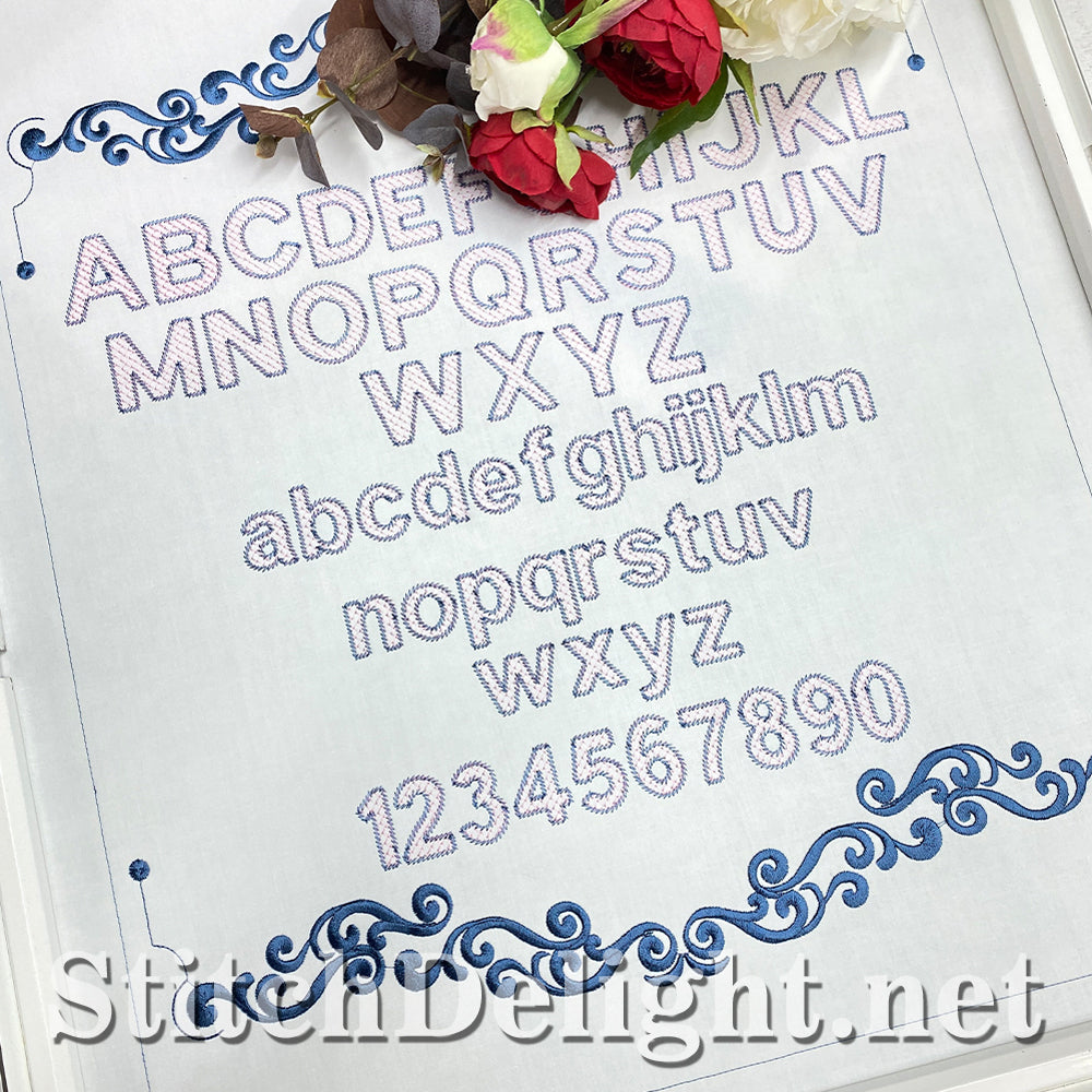 SDS1771 Lacy Block Font