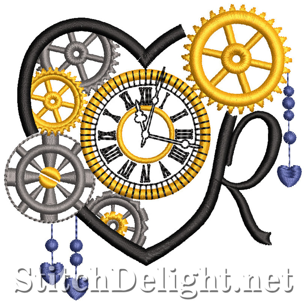 SDS1561 Steampunk Alpha Font R