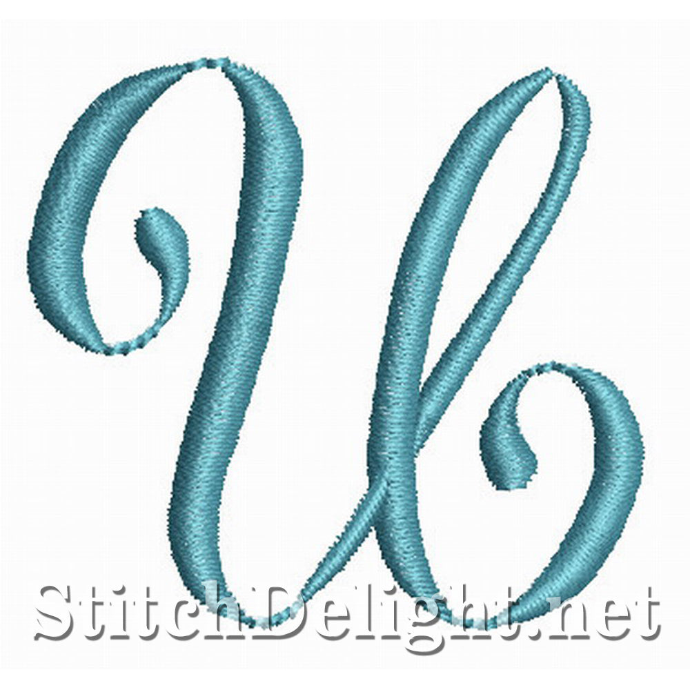 SDS0792 Ribbon Font U