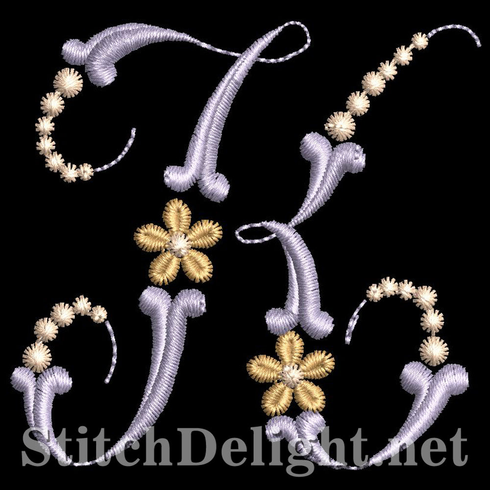 SDS0790 Dainty Floral font K