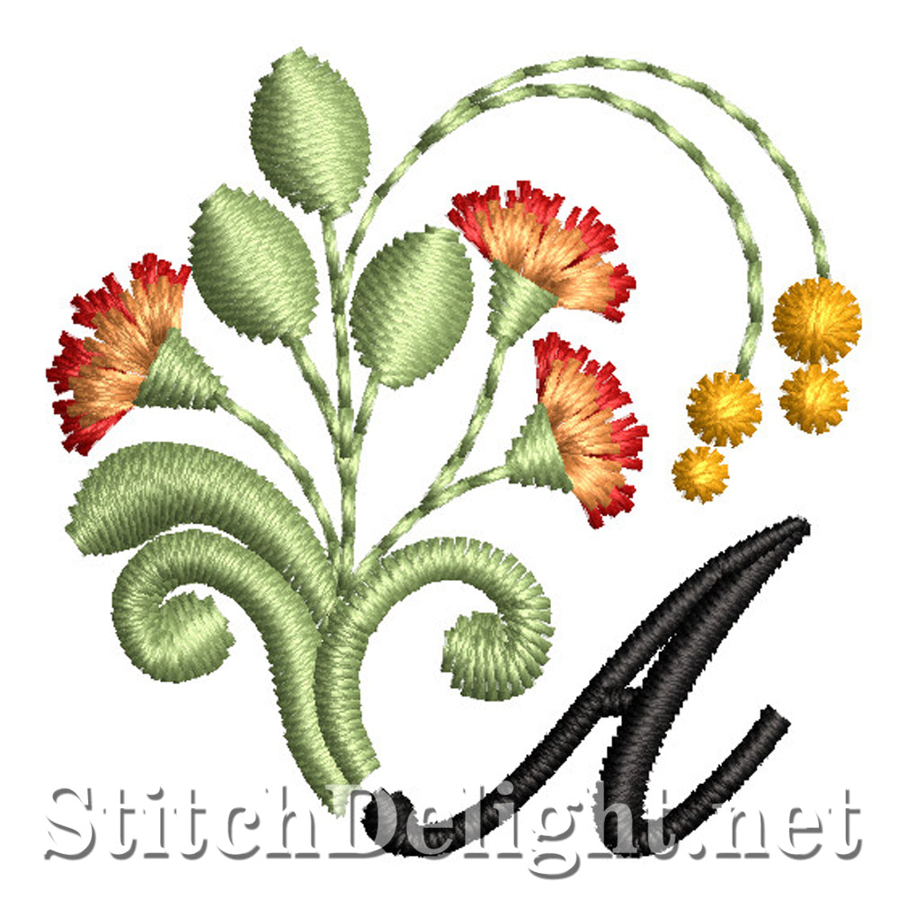 SDS1749 Flamboyant Font A