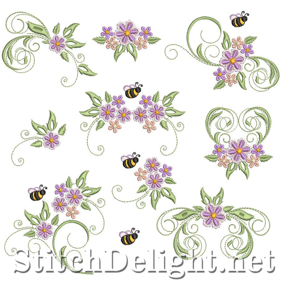 SDS0931 Dainty Flowers 40