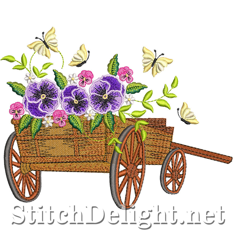 SDS0675 Pretty Pansies