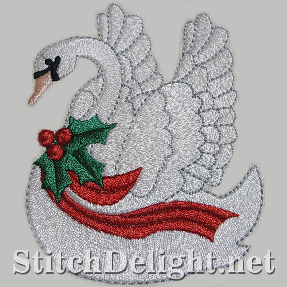 SDS4169 Christmas Swans