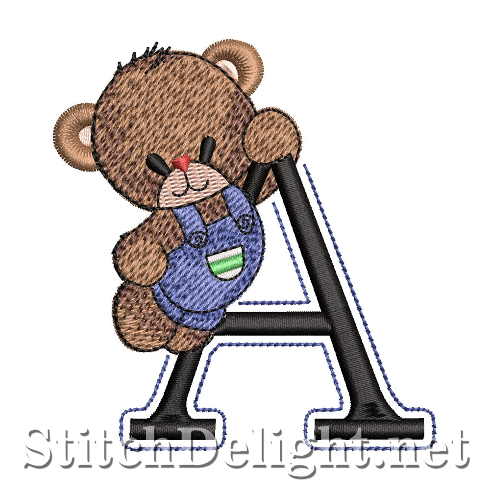 SDS5418 Teddy Bear Font A