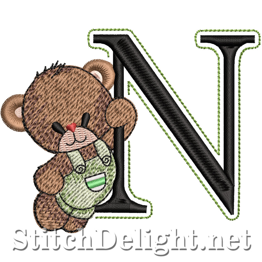 SDS5418 Teddy Bear Font N