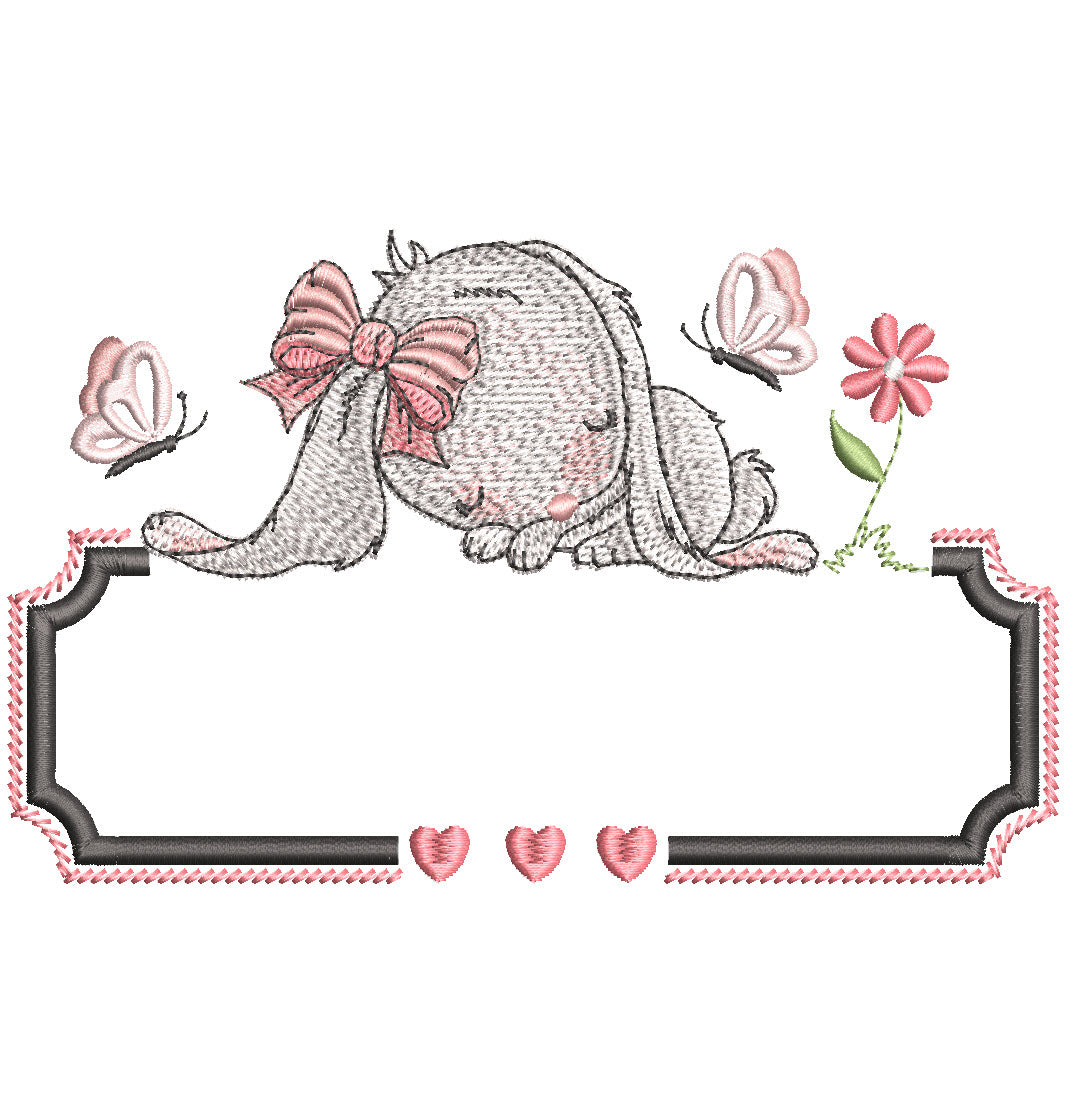 SDS5428 Bugsy Girl Name Frame