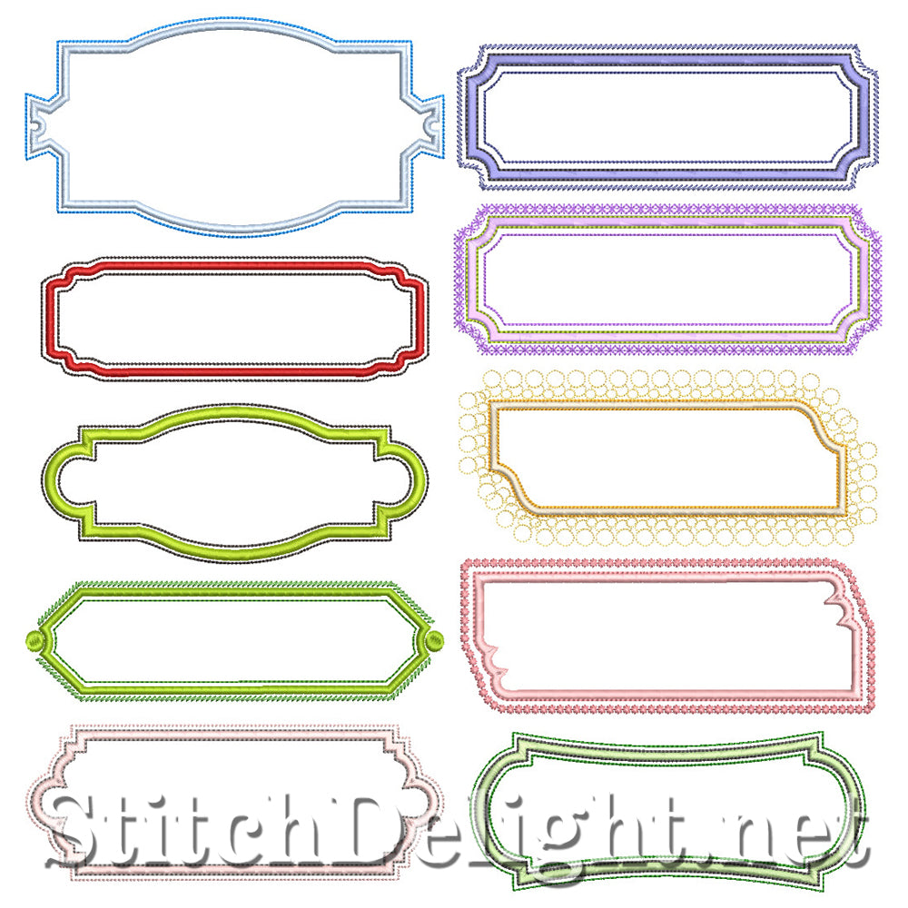 SDS5435 Name Frames Plain