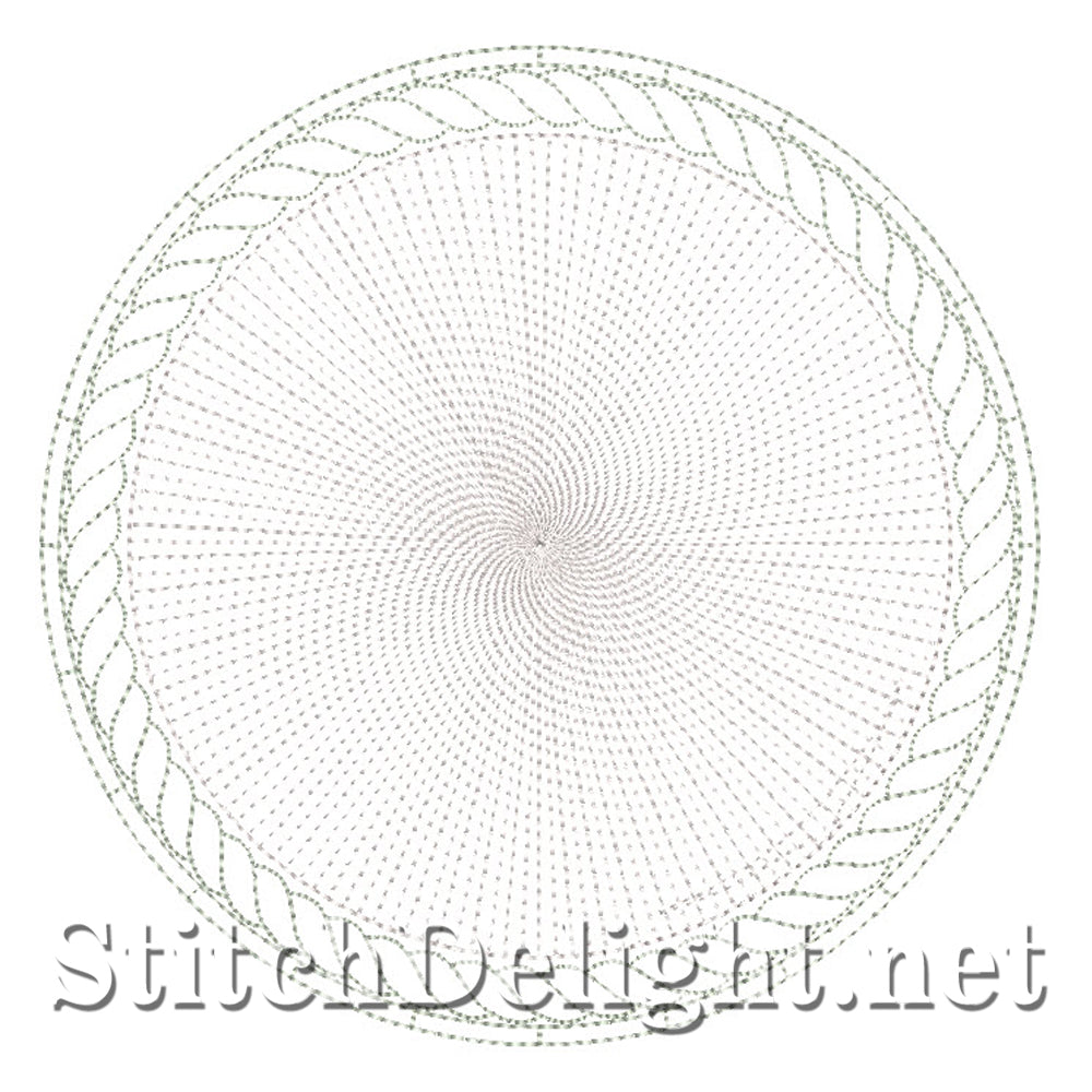 SDS5483 Quilted Scroll Circle Backing
